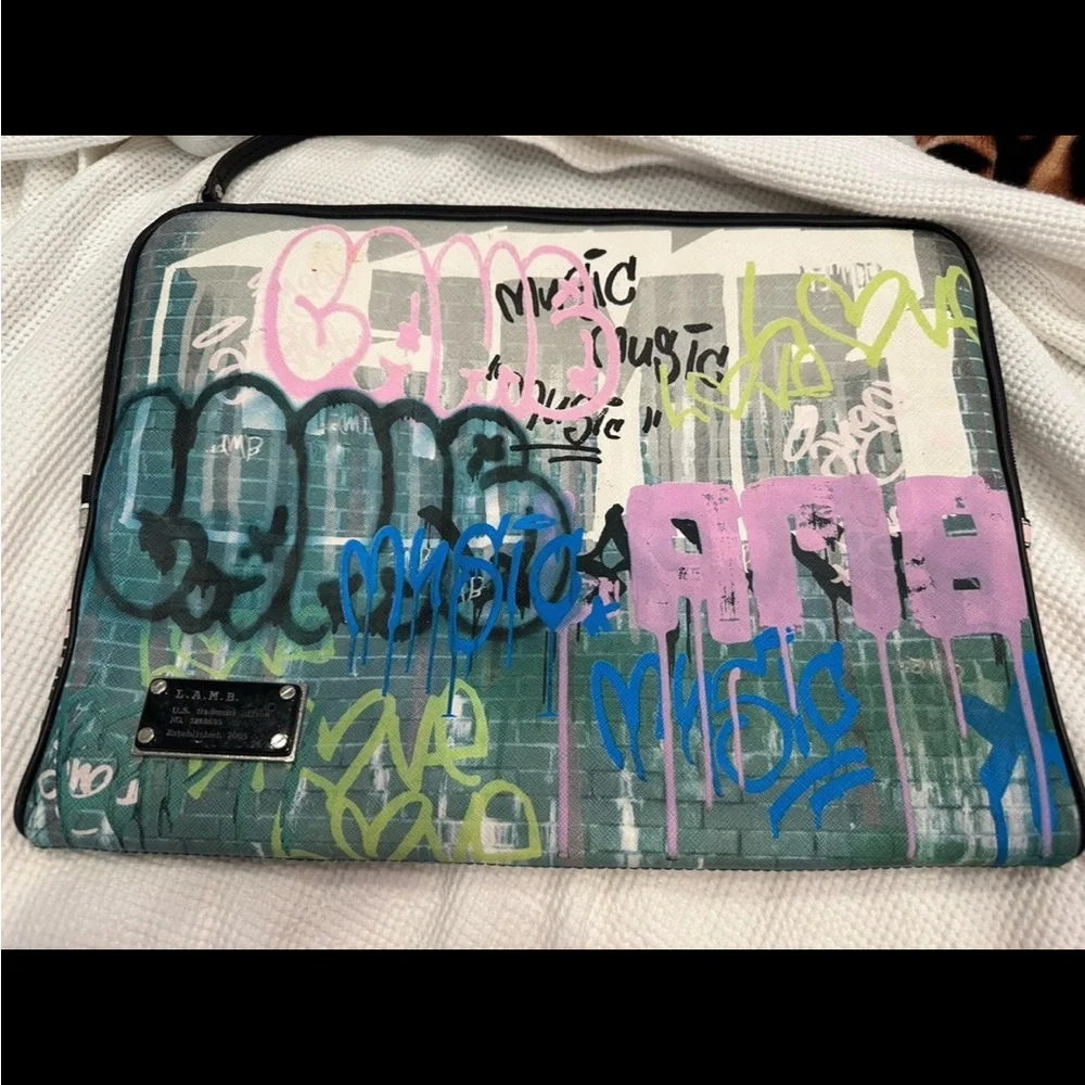L.A.M.B. Pink and Blue Laptop *VINTAGE*
